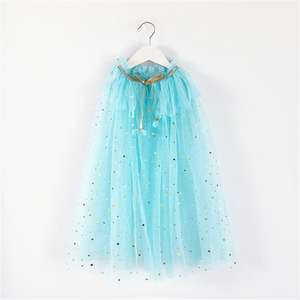 Capa de lentejuelas para bebé niña, vestido de fiesta de princesa, capa de cosplay de vacaciones - Product Image 2