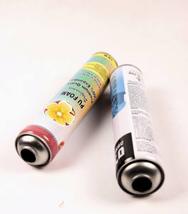 Aérosol de mousse de fête jaune laqué 57*137mm 57*166mm pour composants antirouille en aérosol - Product Image 4