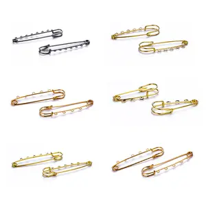 High Quality Safety Pin Metal Craft Kilt Pin with Holes for Blankets Skirts Kilts Crafts