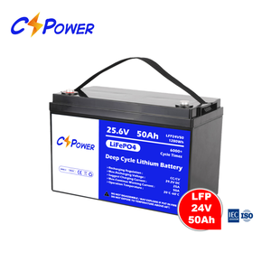 CSPower baterai mobil Golf 24V50ah baterai Lithium 24V 50ah LiFePO4 baterai LP-24V50 - Product Image 1