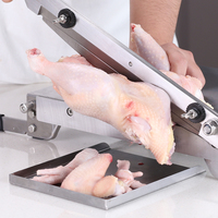 Vente chaude 13 "Double lame multifonction en acier inoxydable Biltong saccadé herbe viande ruban coupe trancheuse