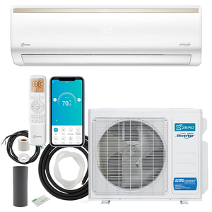 <span class=keywords><strong>Econo</strong></span> SEER2แอร์แยกขนาดเล็ก23000 <span class=keywords><strong>BTU</strong></span> 19 230V ทำงานร่วมกับเครื่องทำความร้อน WIFI ระบบอินเวอร์เตอร์ไร้ท่อพร้อมปั๊มความร้อน - Product Image 1