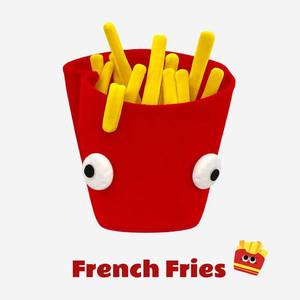 Ensemble de chapeaux amusants en peluche en forme de hamburger et de frites pour fêtes, sports et accessoires de photomaton - Product Image 4