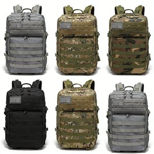 <span class=keywords><strong>Sac</strong></span> à dos tactique de course et de pêche Camp Fish Green 45L Molle avec logo personnalisé pour hommes - Product Image 1