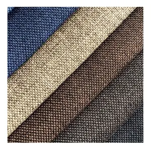 Textile de maison Lin comme un canapé Tissu Lin Polyester Canapé Tissu Rembourrage Tissu aspect lin