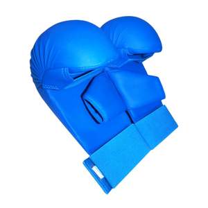 Woosung WKF одобренные синие красные перчатки для карате, защитное снаряжение для боевых искусств - Product Image 4