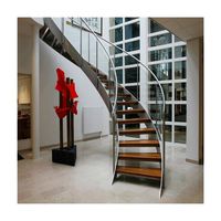 Escalier rond en fer moderne / Conception d'escalier circulaire