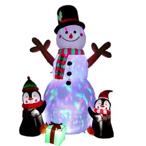 Pinguim inflável amazon do natal, venda quente, produtos 2022, decoração de natal, pinguim, de neve, luminoso, inflável