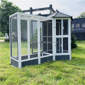 SDB011 Wooden Large <b>Standing</b> House Pet Products Nesting <b>Bird</b> Aviary - Product Image 1