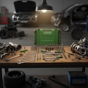 D0100H788PT Set di Chiavi a Bussola Metriche 151 Pezzi 1/2 1/4 3/8 Kit Attrezzi Meccanici con Valigetta in Plastica per Riparazioni Auto e Domestiche - Product Image 2