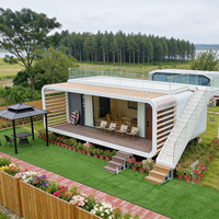 Maison familiale Apple House Mall House de 20 et 40 pieds, cabane à 2 étages, maison mobile, cabane Apple, installation facile, maison de loisirs pour l'extérieur et les voyages