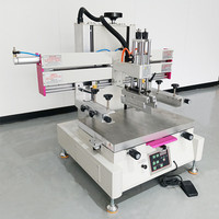 Nueva Máquina de Serigrafía Plana Semiautomática de Alto Volumen Meichao 4060 con Función de Succión, Impresora de Tubos/Tarjetas de Alta Velocidad
