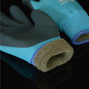 Gants de pêche doublés de polaire épais, isolés, imperméables, rembourrés en coton, unisexes, équipement d'hiver pour l'extérieur, pour la pêche - Product Image 1