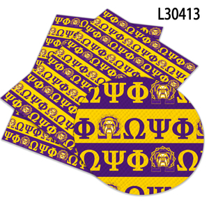 Sac mini en similicuir effet croco Omega Psi Phi Fraternity, étui de téléphone, décoration, fabrication de nœuds, imperméable, pour meubles et canapés - Grande Vente - Product Image 4