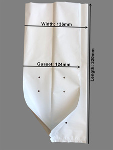 Récipient de plantation rectangulaire en plastique de 1 gallon, <span class=keywords><strong>sac</strong></span> de culture respirant perforé noir/blanc pour jardin de fleurs de tomates - Product Image 2