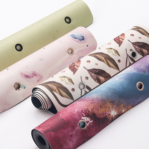 Tapete de Yoga de Caucho Natural de 183 cm, Rectangular, Antideslizante, Ecológico, Duradero, Lavable a Máquina, para Fitness y Pilates - Product Image 1