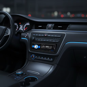 Lecteur MP3 universel SUN-RISE 1 DIN, autoradio FM BT AUX USB, écran LED, garantie 1 an - Product Image 3