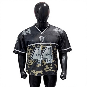 Maillot de football unisexe à col en V en jersey respirant à manches courtes avec impression par sublimation, coupe courte et ample, personnalisable pour adulte - Product Image 5