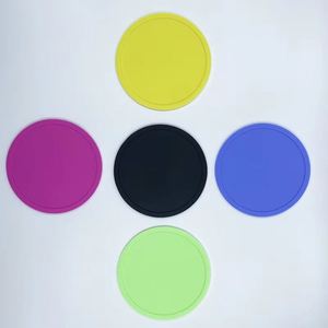 Custom Silicone Rubber <b>Bar</b> Cup Coasters Durable Heat Resistant Drink Cup <b>Mat</b> for Home Kitchen Drinks Coffee Heat Insulation <b>Mat</b> - Product Image 4