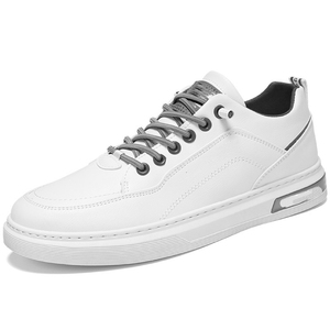 Zapatos de Cuero Informales para Hombre, Calzado Deportivo de Moda Coreana a Juego, Color Blanco Pequeño, Primavera, Novedad - Product Image 2