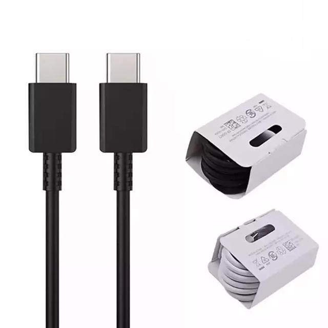 Original Type-C Fast Charging Cord Pure Copper USB C Cable for Samsung for Galaxy S20 S10 S9 S8 Note 10 Compatible with IOS Comp