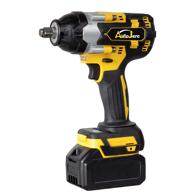 Hot Selling 20V Industrial/DIY Grade With Lithium Battery High Torque 1/2 Cordless Electric Brushless Impact Power Wrench