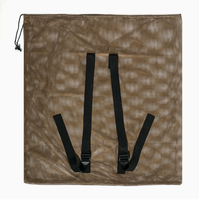 Sac de transport en filet résistant à l'usure pour leurres de chasse aux oiseaux aquatiques, sac à dos en maille avec fermeture à cordon, portable pour leurres de canards et d'oies
