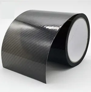 AIMI <span class=keywords><strong>K5D</strong></span> Ruban adhésif nano en fibre de carbone noir carbone, ajustement universel pour la protection automobile - Product Image 1