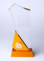 Nuevos Trofeos y Estrellas de Cristal Pulido Ecológicos con Logotipo Personalizado para Eventos Deportivos y Regalos de Recuerdo