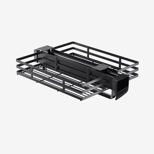 Garde-robe à l'intérieur du rangement Glissière télescopique montée sur le dessus Cintre Corde à linge Pôle Pull-out Rail Pant Rack - Product Image 1