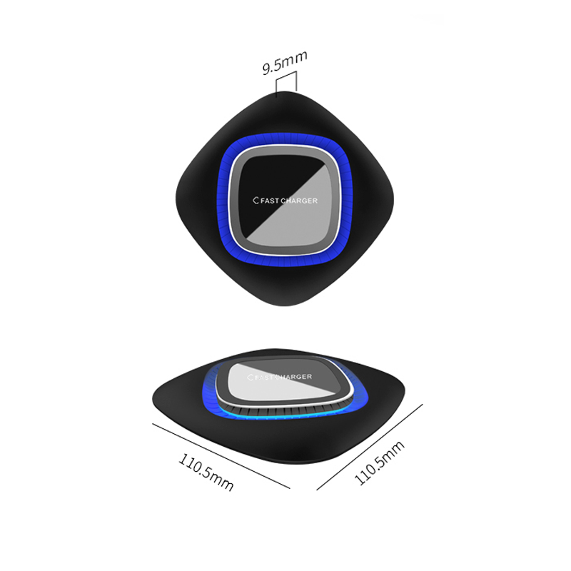 With CE,FC,ROSH Factory Price High Quality QI Wireless Charger for Smart Phone Wood Wireless Charging 10w Wireless Charger · image 4