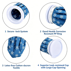Offerta Speciale: Sacchetti di Ghiaccio Riutilizzabili da 6 e 9 Pollici per Terapia Caldo-Freddo, Prodotti in Plastica Resistente per Alleviare il Dolore - Product Image 4