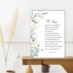 Wholesale Watercolor Bible <strong>Verse</strong> Still Life Canvas Print Christian Gift Religious Home Decor - Product Image 2