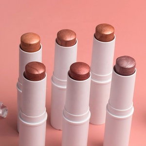 Poudre bronzante scintillante de haute qualité et illuminateur de marque privée en bâton de crème pour fabricant de maquillage pour le visage - Product Image 1