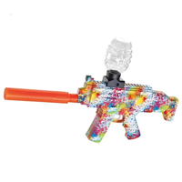 Pistola de Aire Comprimido de Bala Blanda Totalmente Automática, Pistola de Juguete Eléctrica SCAR de Disparo Continuo para Unisex, Hecha de Plástico
