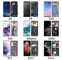 Écran LCD Incell/OLED pour Samsung Galaxy S8 S9 S10, écran tactile, assemblage du numériseur avec cadre