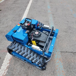 Tondeuse à gazon RC Crawler avec démarrage et arrêt à distance, moteur 4 temps de qualité industrielle 9HP, largeur de coupe 550mm, tondeuse à essence - Product Image 6