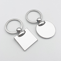 Benutzer definierte Logo Laser gravur DIY Sublimation Metall Blank Schlüssel bund Schlüssel bund/Rechteck Blank Schlüssel anhänger/Blank Schlüssel ring