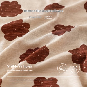 Combinaison personnalisée pour bébé avec bretelles, légère, en bambou, pour l'été, <span class=keywords><strong>pyjama</strong></span> mignon pour nouveau-né, vêtements d'extérieur respirants, tenue d'été - Product Image 2