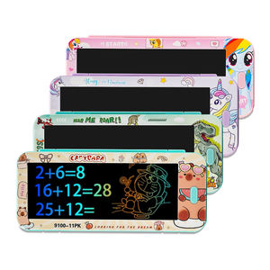 カスタマイズされたかわいい漫画の魔法の鉛筆ボックス大容量ダブルデッキペン収納ケースLCD製図板 - Product Image 1