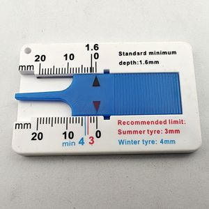 Medidor de Profundidad de Banda de Rodadura de Neumáticos de Plástico, 0-20 mm, Calibrador Vernier Portátil - Product Image 3