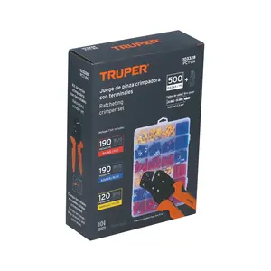 BOX 2 Kit de sertissage et 500 bornes isolées, TRUPER - Product Image 4