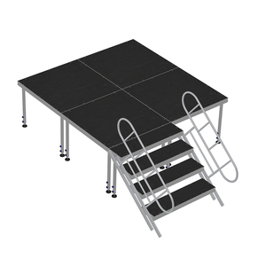 Vòng sân khấu nền tảng di động di động Tổ chức sự kiện đường cong giai đoạn bước để bán - Product Image 3