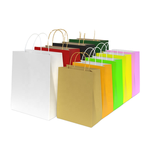 Bolsa de Papel Kraft Biodegradable y Reciclable con Logotipo Personalizado, Asa de Mano, Ecológica, Segura para Alimentos, para Compras, Regalos y Ropa - Product Image 1