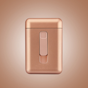 Nuevo Encendedor USB 2 en 1 Portátil, Estuche para Cigarrillos con Capacidad para 20 Cigarrillos, Metálico Premium Impermeable, Personalizable - Product Image 2