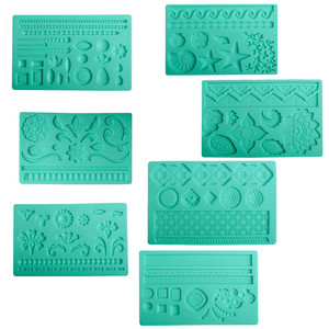 Fondant <b>Cake</b> Silicone Mold Flower Shape Embossed Edge <b>Cake</b> <b>Decorating</b> <b>Supplies</b> Wedding DIY Baking Tool - Product Image 5