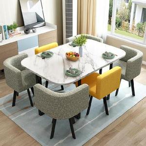 ชุดโต๊ะอาหารหรูหรา ปี 2026 พร้อมเก้าอี้ 4, 6, 10 ตัว สำหรับ 8 ที่นั่ง ทำจากหินอ่อน - Product Image 5