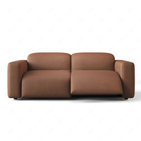 Sageliving Modernes Amerikanisches Modulares Leder 2-Sitzer-Sofa Wohnzimmermöbel Minimalistisches Wohnzimmer-Sofa