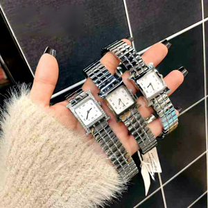 Reloj Cuadrado Plateado de Lujo Marca H, Personalizado, de Alta Calidad, con Movimiento de Cuarzo, Cristal de Zafiro, Esfera con Agujas, Resistente al Agua - Product Image 1