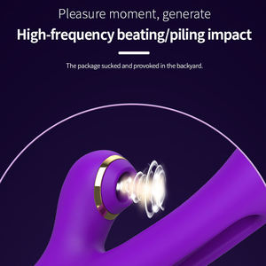 3 in 1 Leistungs starke Vibrador Adult Toys 7-Frequenz-Tickling-G-Punkt-Klitoris stimulieren Dildo <span class=keywords><strong>vibrator</strong></span> Vibrations massage geräte Mädchen - Product Image 3